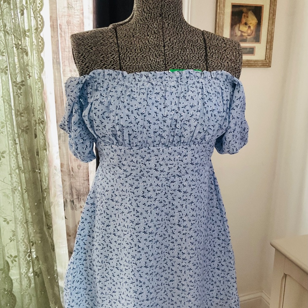 Windsor blue floral dress